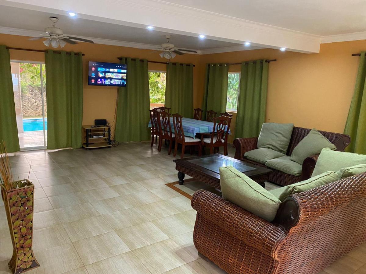 4 Bedroom Villa, Security, Private Pool, Ocean View Sosúa エクステリア 写真